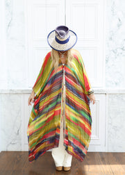 Jewel Silk Tie Maxi Kaftan PRE-ORDER