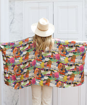 Prospect Road Silk Crop Button Kaftan