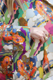 Prospect Road Silk Crop Button Kaftan