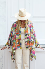 Prospect Road Silk Crop Button Kaftan