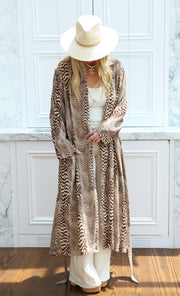 Pierre Silk Maxi Trench