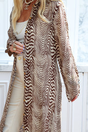 Pierre Silk Maxi Trench