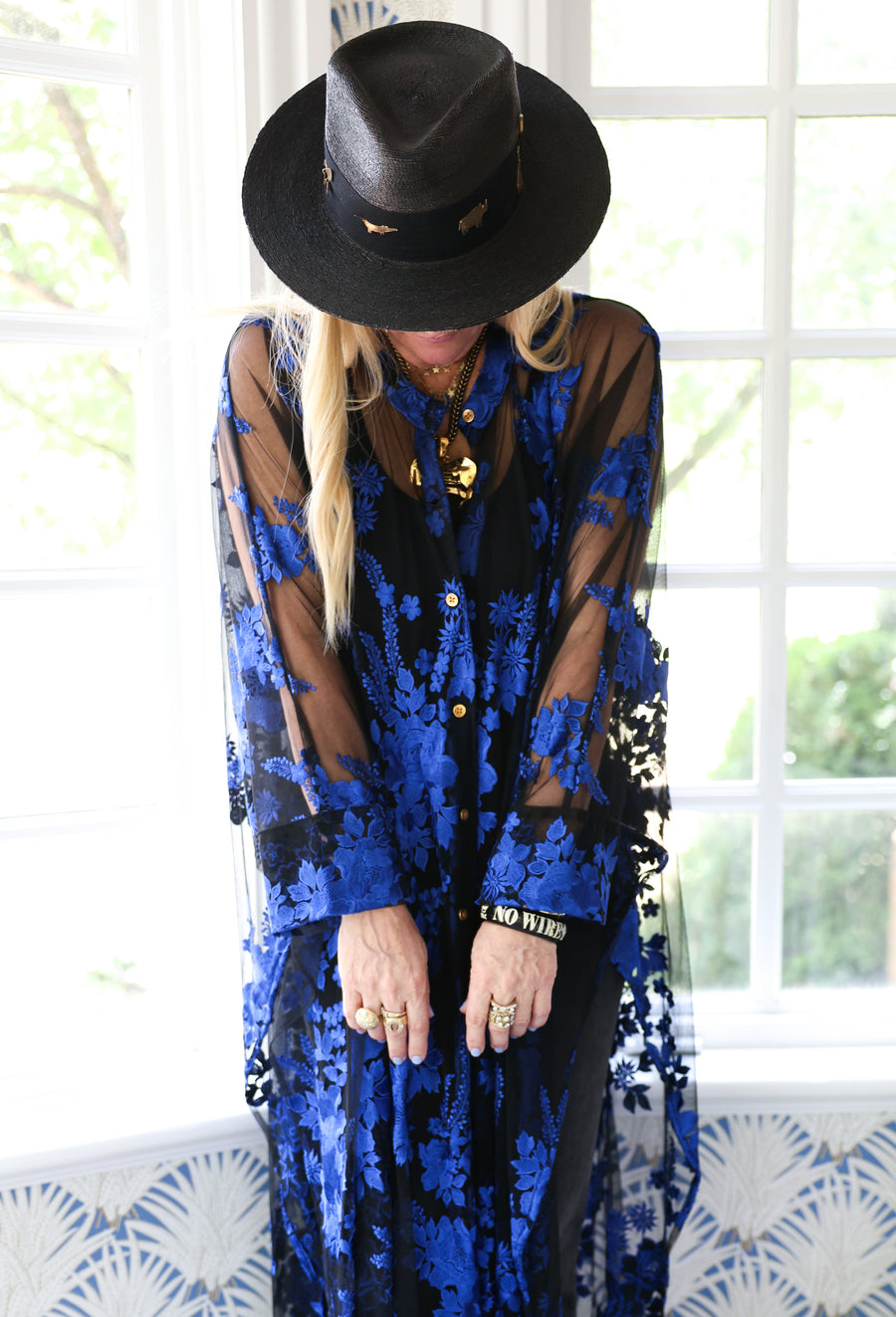 Ophelia Button Maxi Kaftan