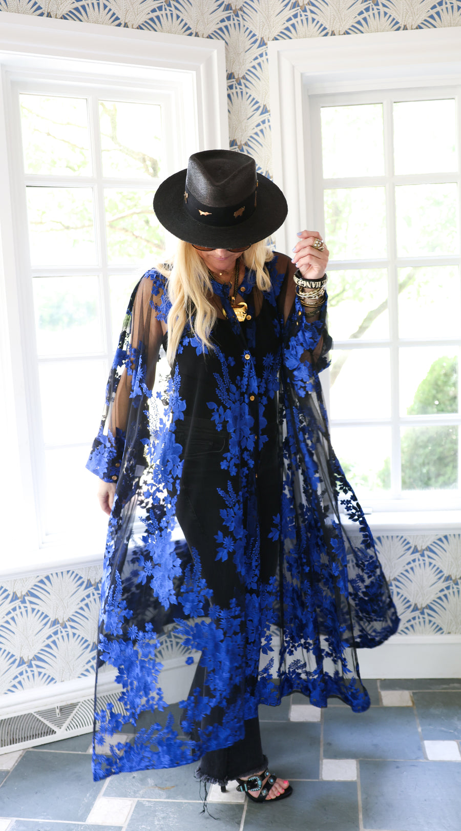 Ophelia Button Maxi Kaftan