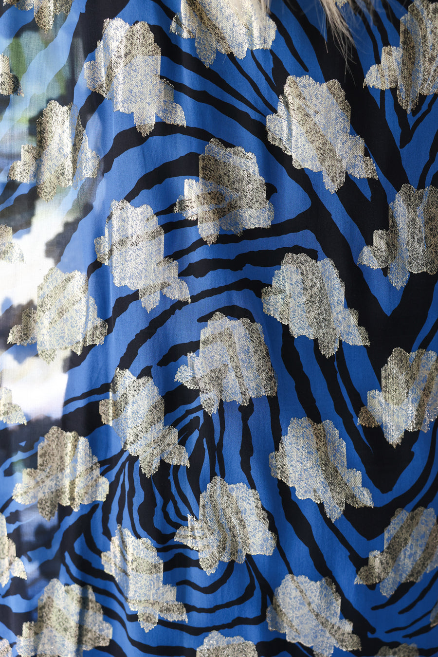 Silk Savanna Tie Maxi Kaftan