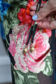 Midnight Floral Vent Pants