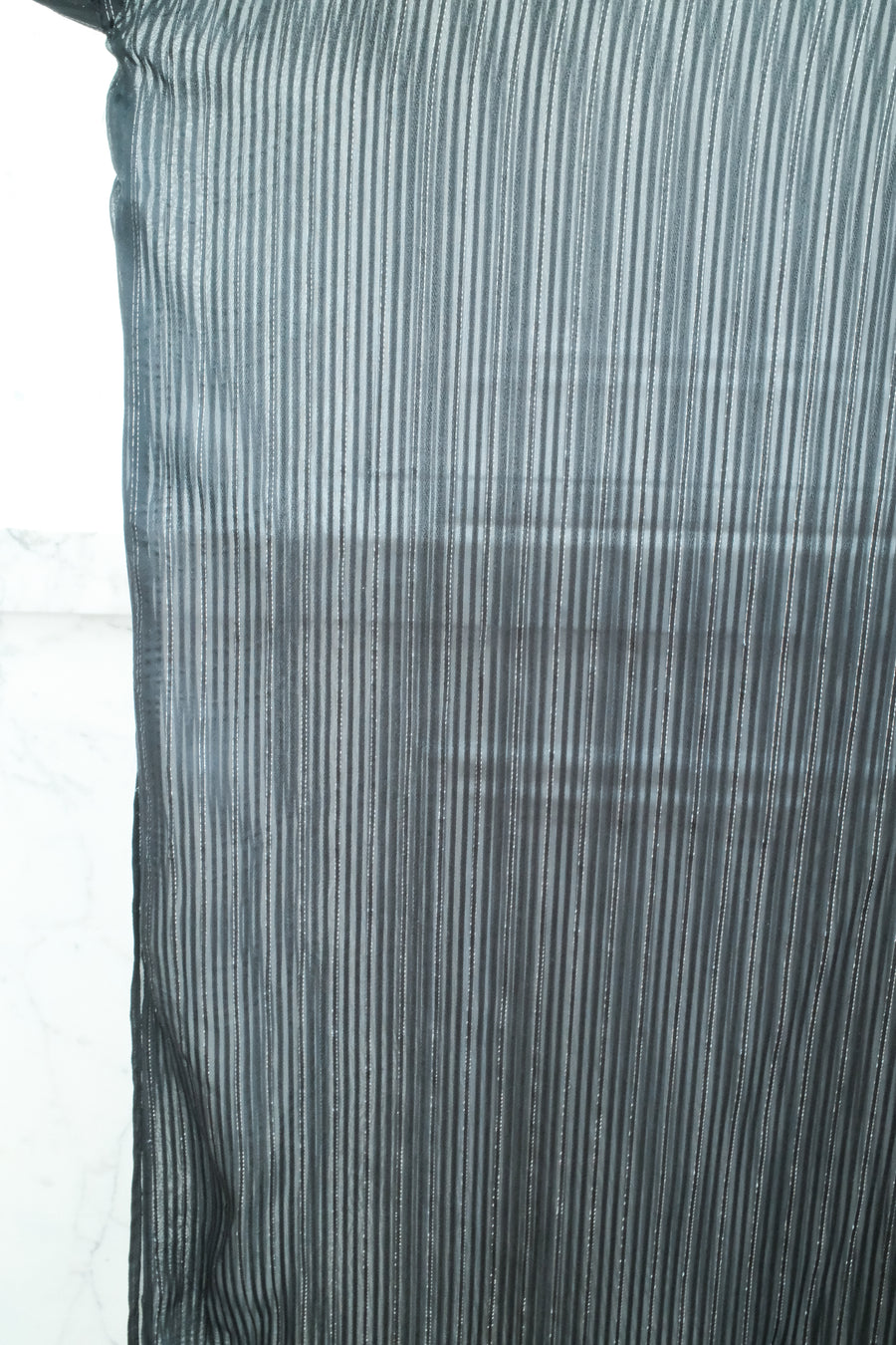 Obsidian Silk Button Maxi Kaftan