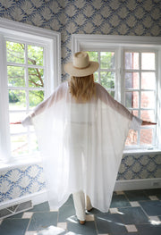 Ethereal Silk Button Maxi Kaftan PRE-ORDER