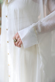 Ethereal Silk Button Maxi Kaftan PRE-ORDER