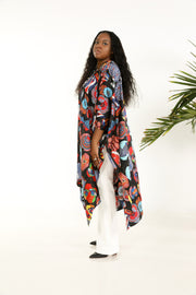 Maxi Button Closure Kaftan