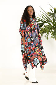 Maxi Button Closure Kaftan