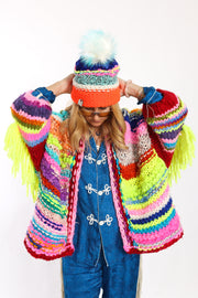 Yospun Cardigan with Fringe