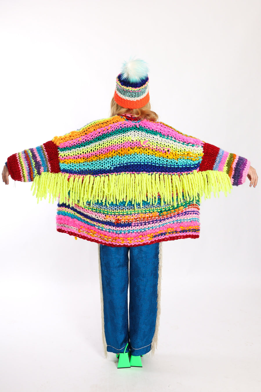 Yospun Cardigan with Fringe