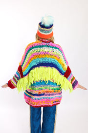 Yospun Cardigan with Fringe