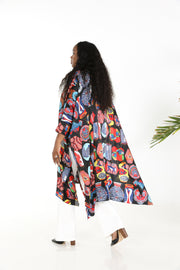 Maxi Button Closure Kaftan