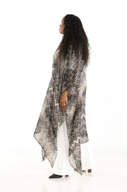 Maxi Kaftan Neck Dress