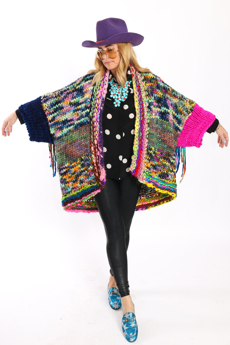 Yospun Cardigan with Fringe