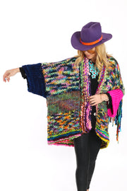 Yospun Cardigan with Fringe