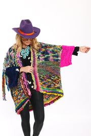 Yospun Cardigan with Fringe