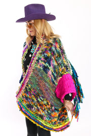 Yospun Cardigan with Fringe