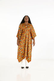 Tie Closure Maxi Kaftan in Call Me