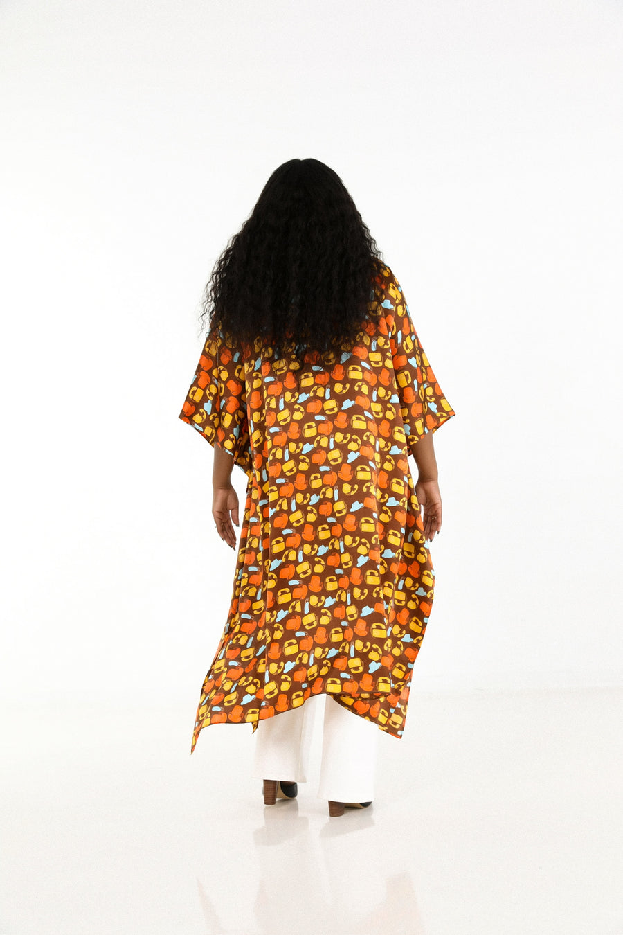 Tie Closure Maxi Kaftan in Call Me