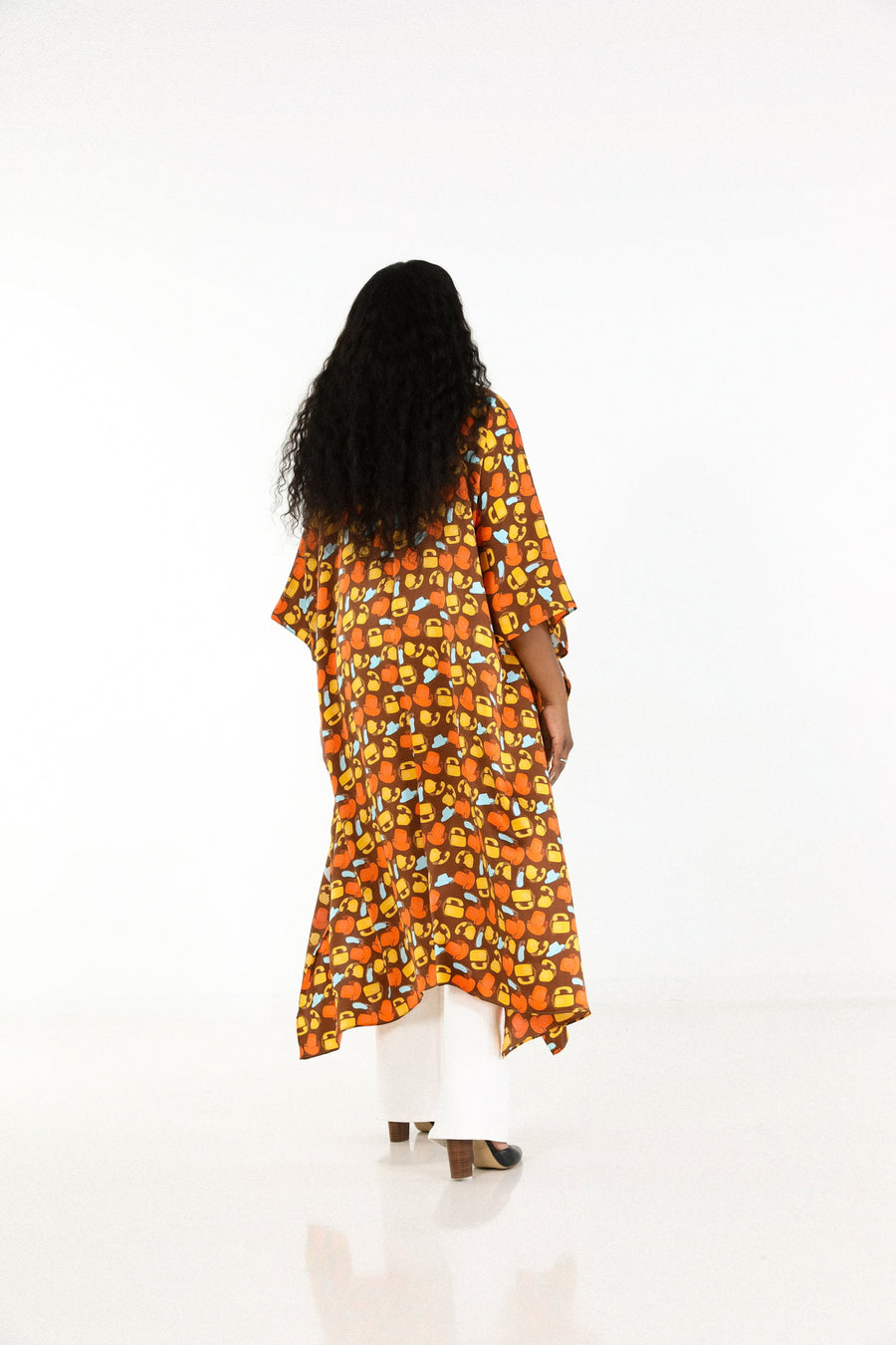 Tie Closure Maxi Kaftan in Call Me