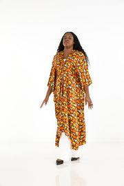 Tie Closure Maxi Kaftan in Call Me