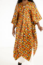 Tie Closure Maxi Kaftan in Call Me