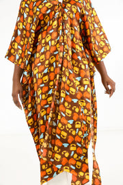 Tie Closure Maxi Kaftan in Call Me