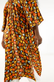 Tie Closure Maxi Kaftan in Call Me