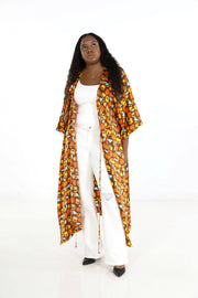 Tie Closure Maxi Kaftan in Call Me