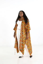 Tie Closure Maxi Kaftan in Call Me