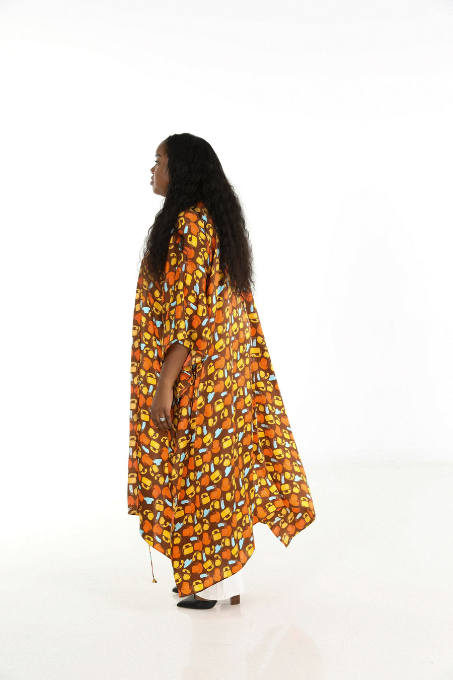 Tie Closure Maxi Kaftan in Call Me