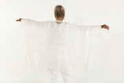 Midi Button Closure Silk Kaftan